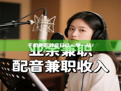 伊川手机兼职致富日结一单一结！